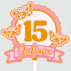 3D Shaker Cake Toppers