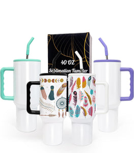 40oz Tumbler w/Handdle