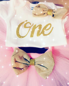 Custom Birthday Tutu Set