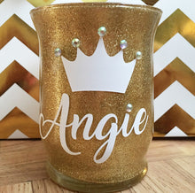 Custom Glass Makeup Brush Holder