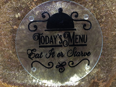 Today’s Menu Cutting Board
