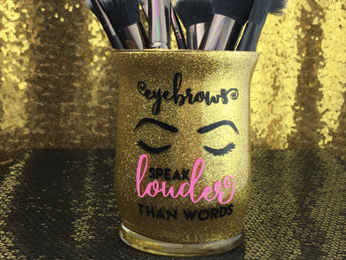 Designed Makeup Brush Holder