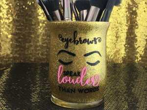 Designed Makeup Brush Holder