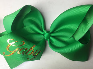 8” Solid Color Hair Bow