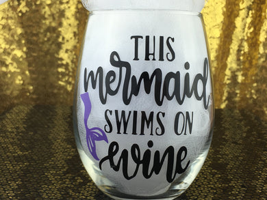 This Mermaid Swims on Wine