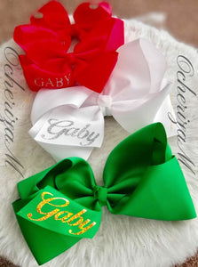 8” Solid Color Hair Bow